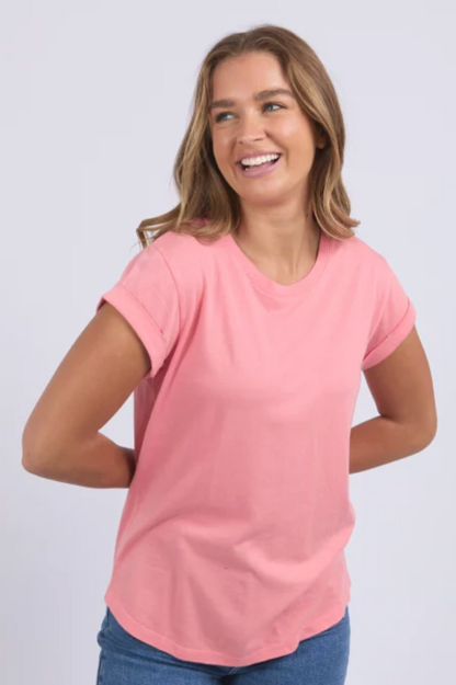 Foxwood Manly Tee - Rose Pink