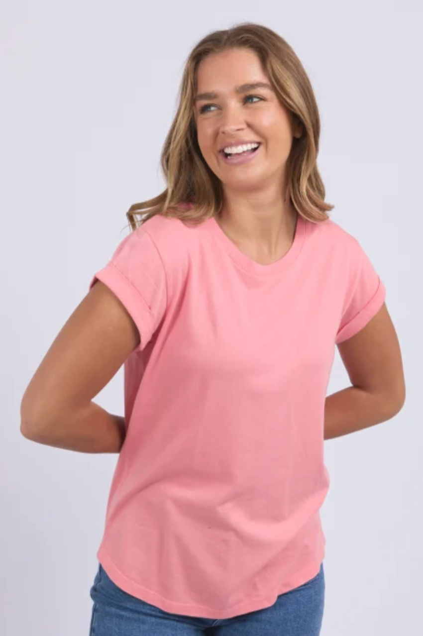 Foxwood Manly Tee - Rose Pink