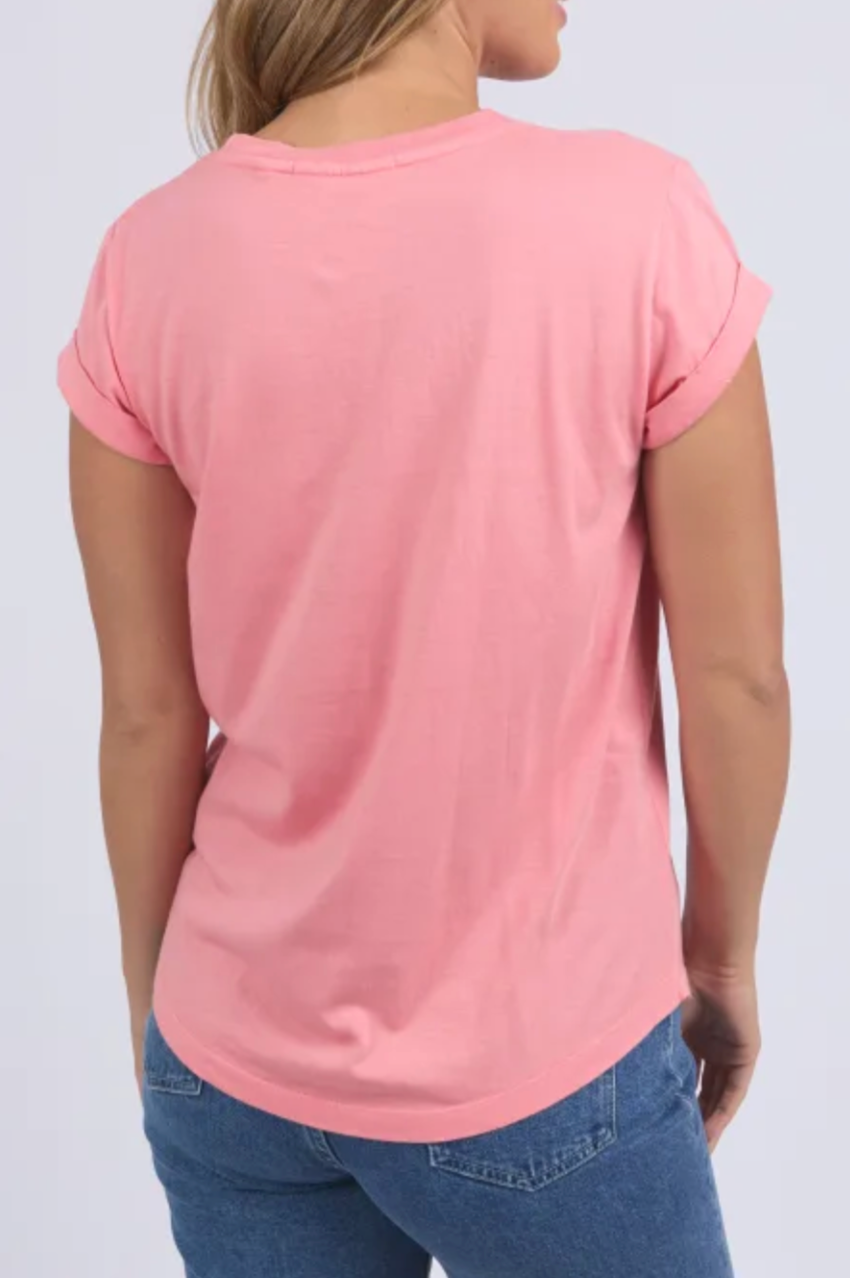 Foxwood Manly Tee - Rose Pink