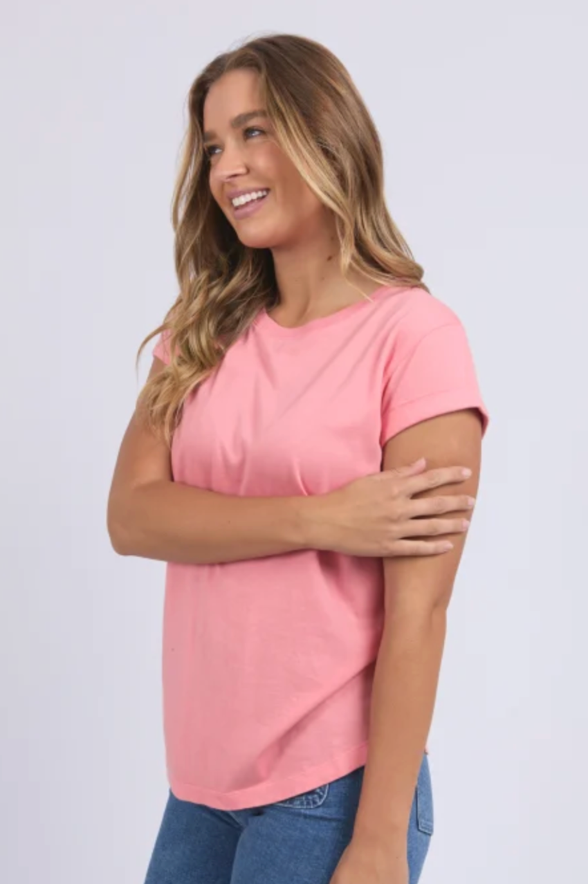 Foxwood Manly Tee - Rose Pink