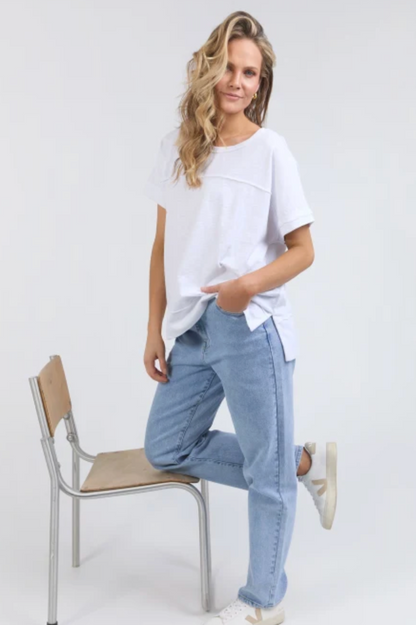 Foxwood Allison Tee - White