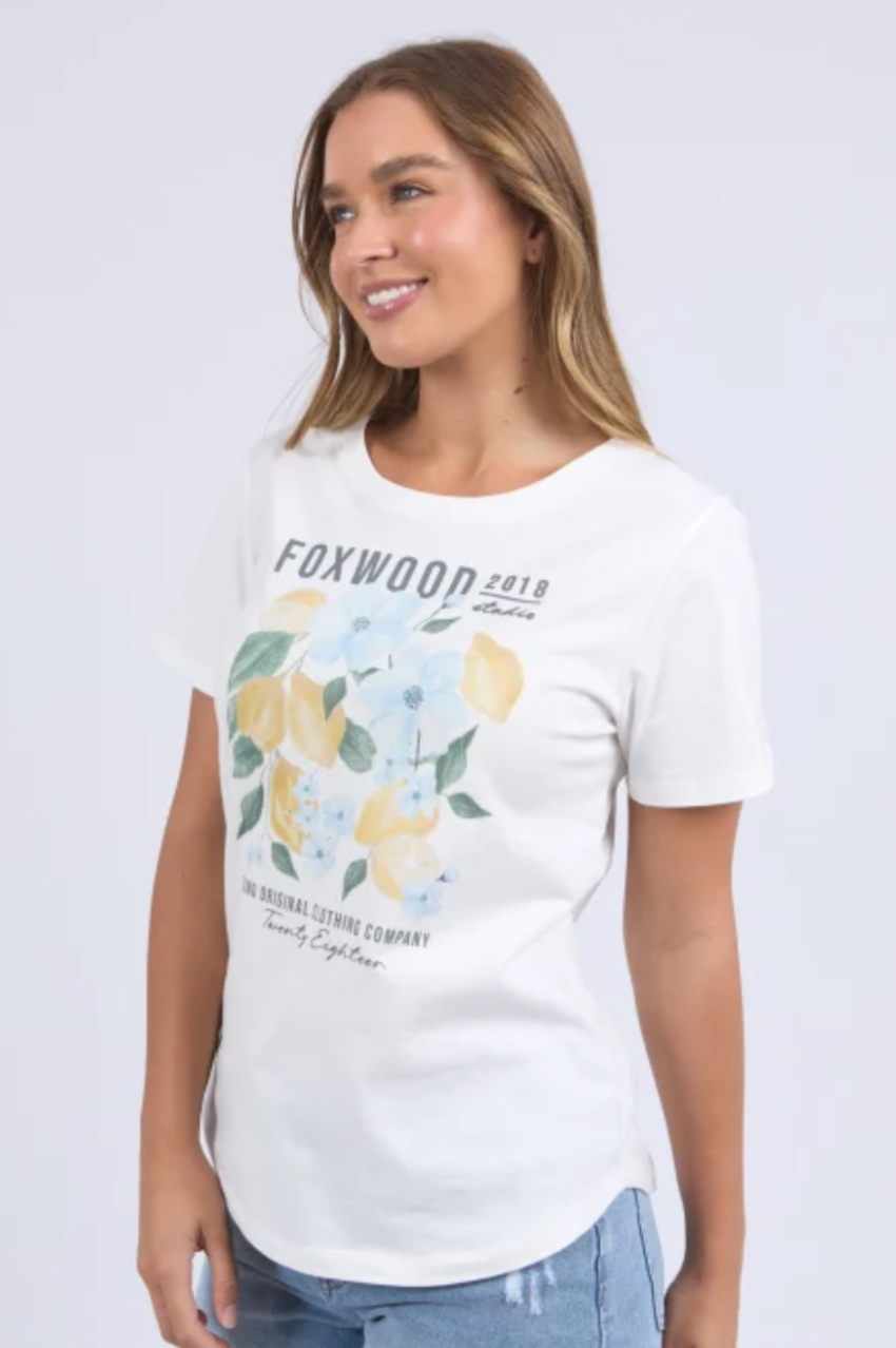 Foxwood Limoncello Tee - Vint White