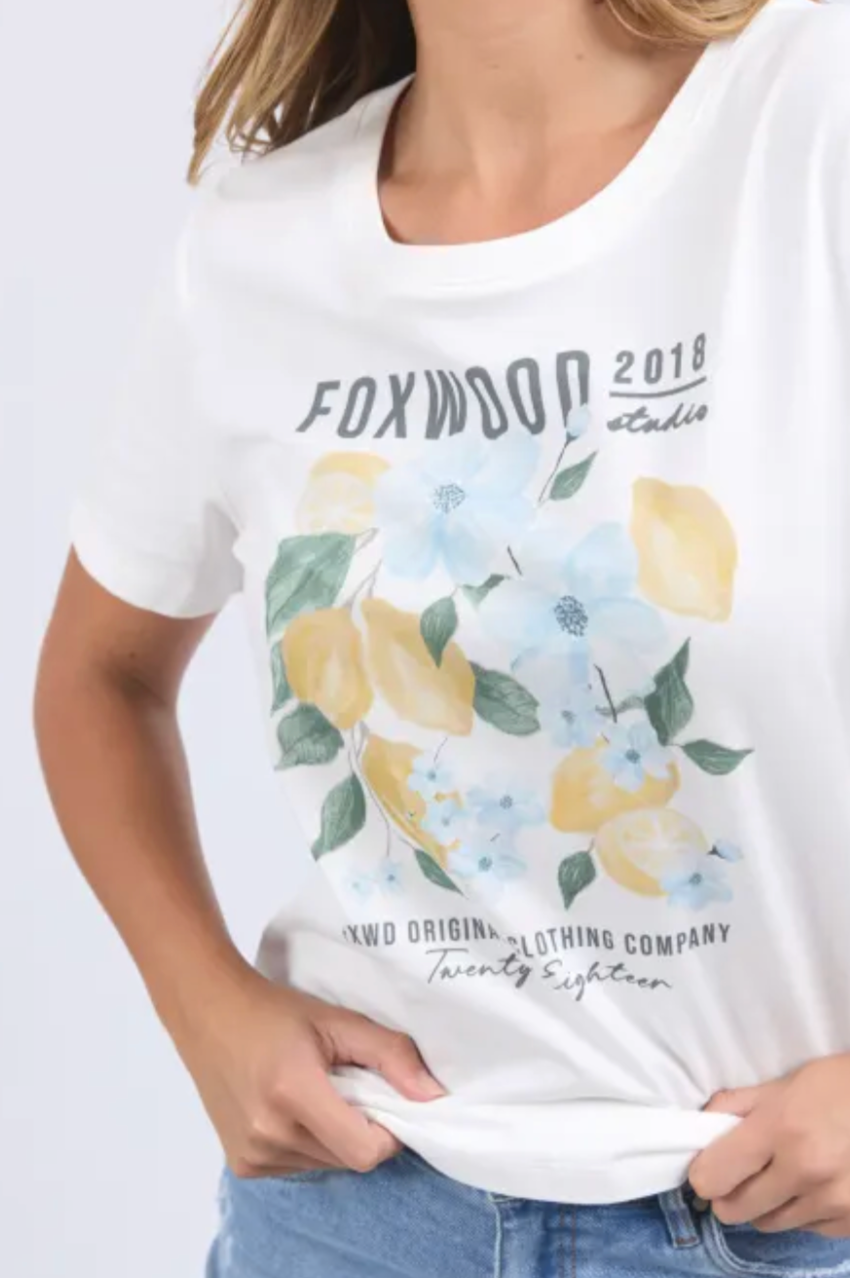 Foxwood Limoncello Tee - Vint White