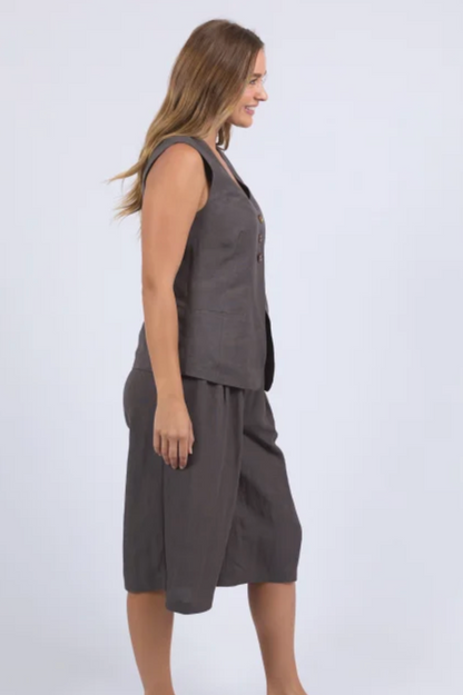 Foxwood Peyton Vest - Charcoal