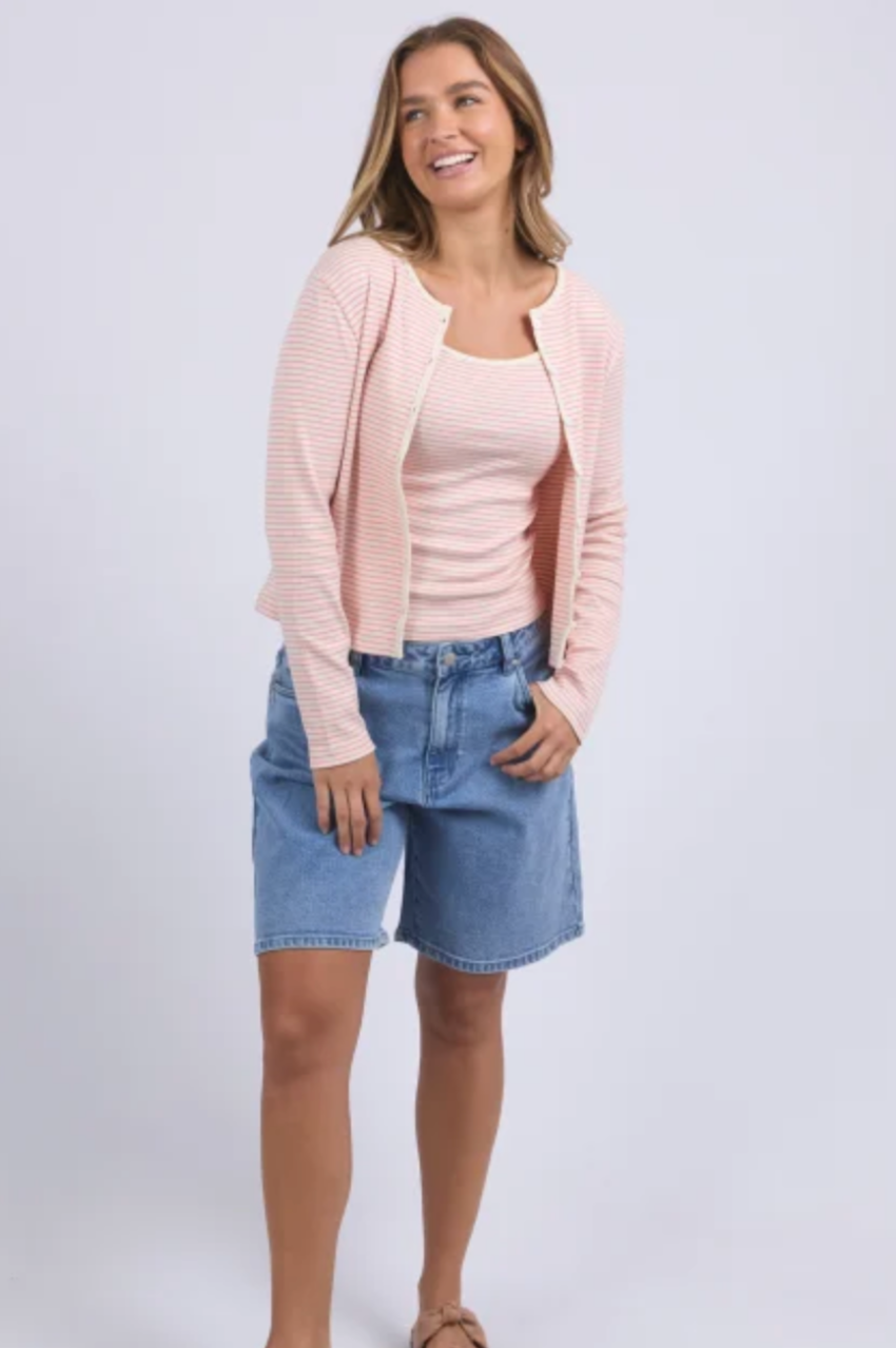 Foxwood Lorraine Cardi & Cami Set - Rose