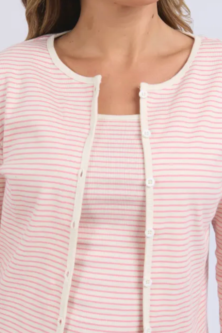 Foxwood Lorraine Cardi & Cami Set - Rose