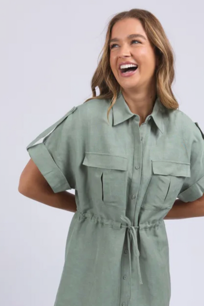 Foxwood Willow Shirt Dress - Iceberg