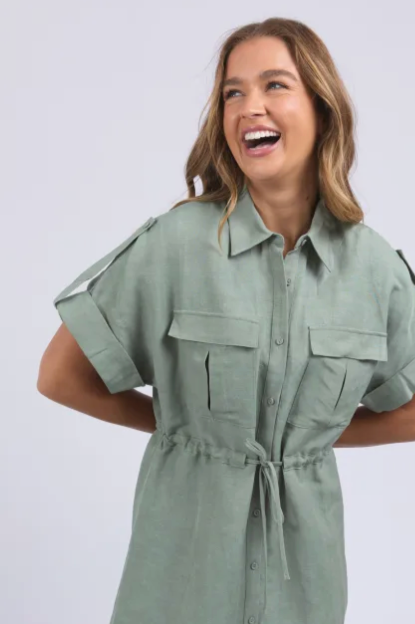 Foxwood Willow Shirt Dress - Iceberg