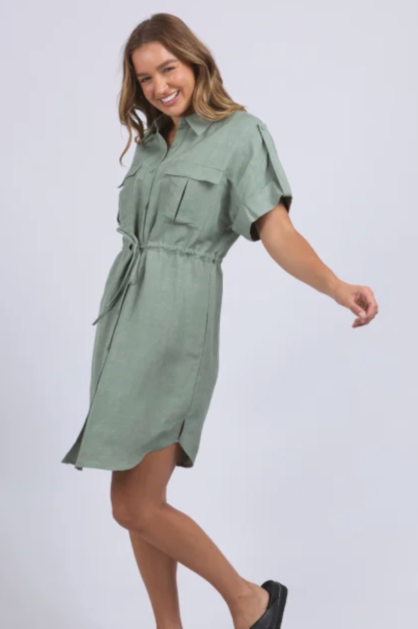 Foxwood Willow Shirt Dress - Iceberg