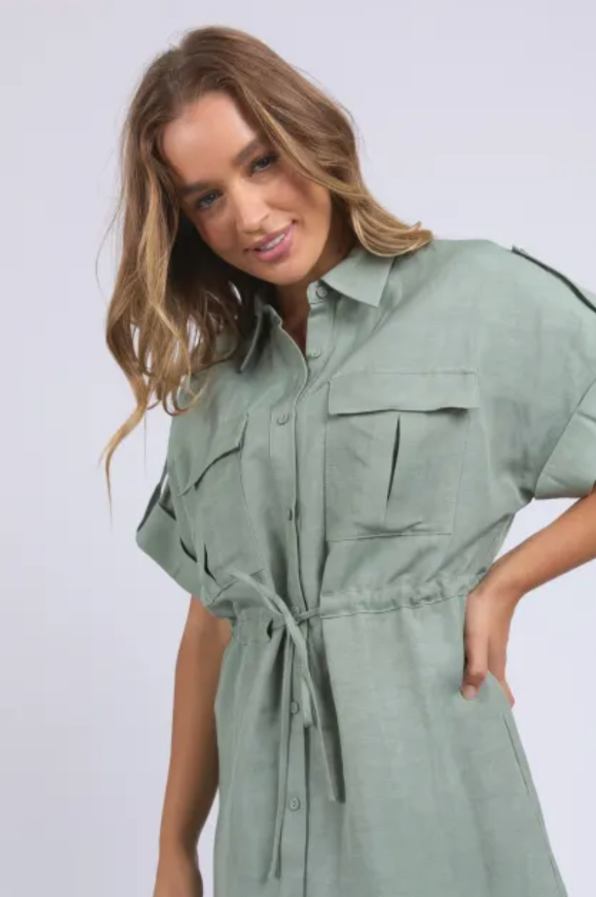 Foxwood Willow Shirt Dress - Iceberg