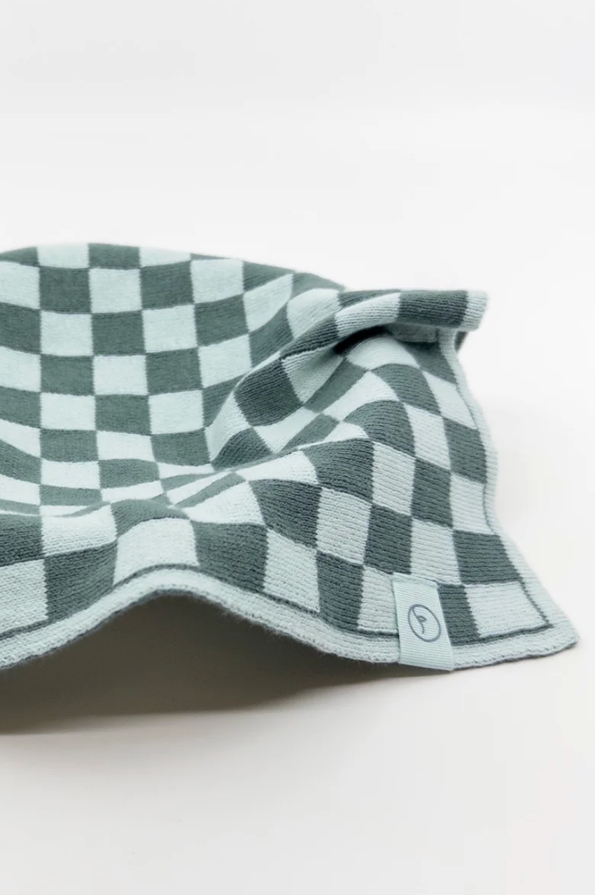 Multi Cloth 2 pk - Sea Foam Checker