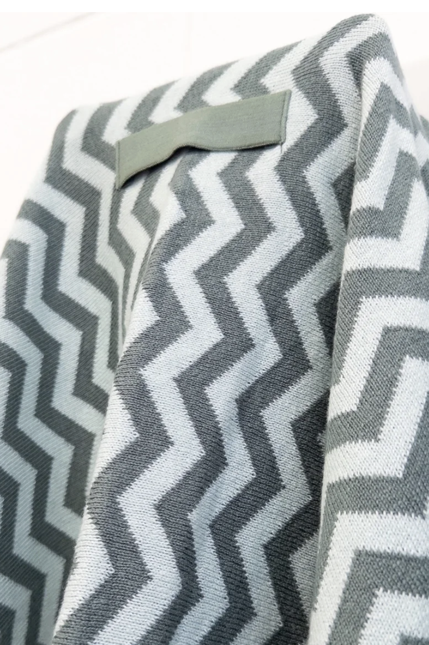 Hair & Travel Towel - Sea Foam Chevron
