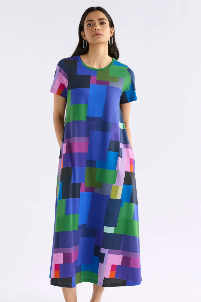 Sigel Tshirt Dress - Lucent Print