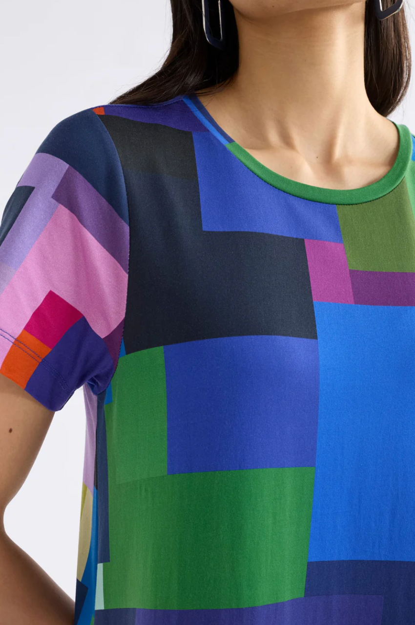 Sigel Tshirt Dress - Lucent Print