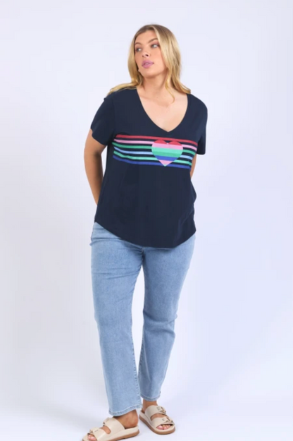 Elm Love Lines Tee