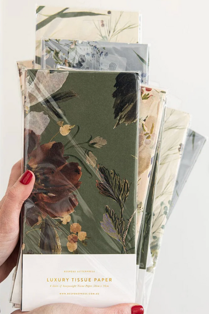 Tissue Paper - Vintage Botanical 4 Pk