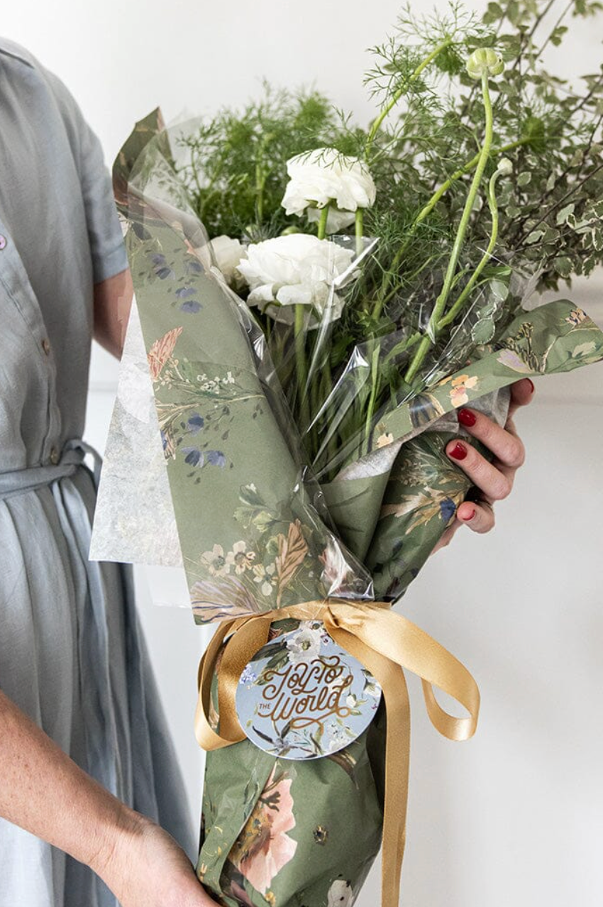 Tissue Paper - Vintage Botanical 4 Pk