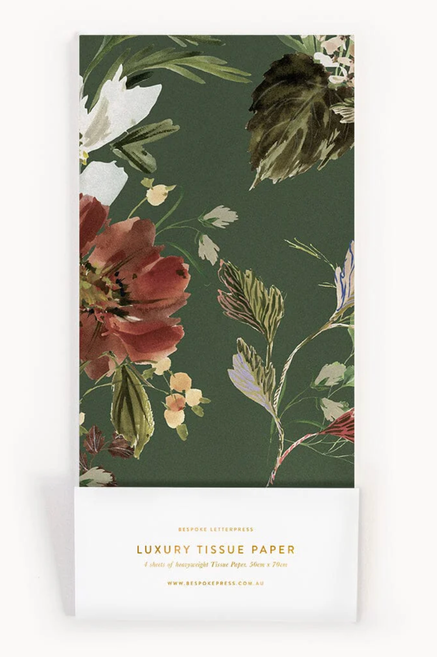 Tissue Paper - Vintage Botanical 4 Pk