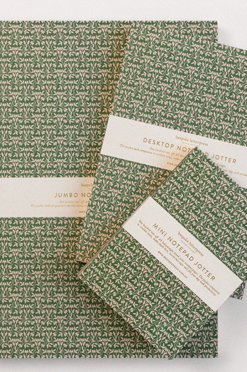 Notepad Desktop Jotter - Finch Bramble