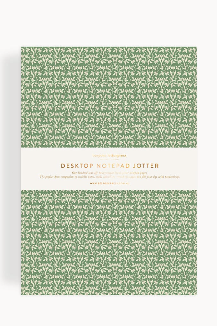 Notepad Desktop Jotter - Finch Bramble