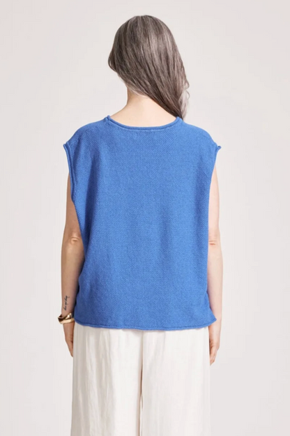 Artemis Sleeveless Knit Top - Aegean