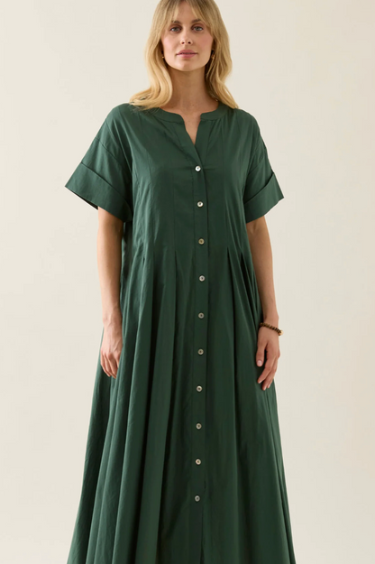 Aurora Pleat Maxi - Myrtle