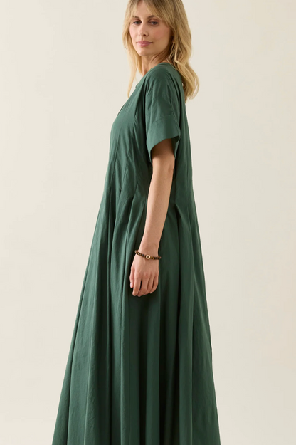 Aurora Pleat Maxi - Myrtle