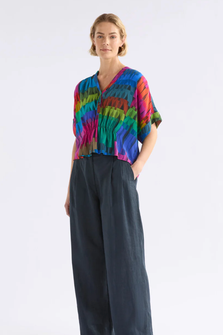 Seka Top - Lind Dark Print