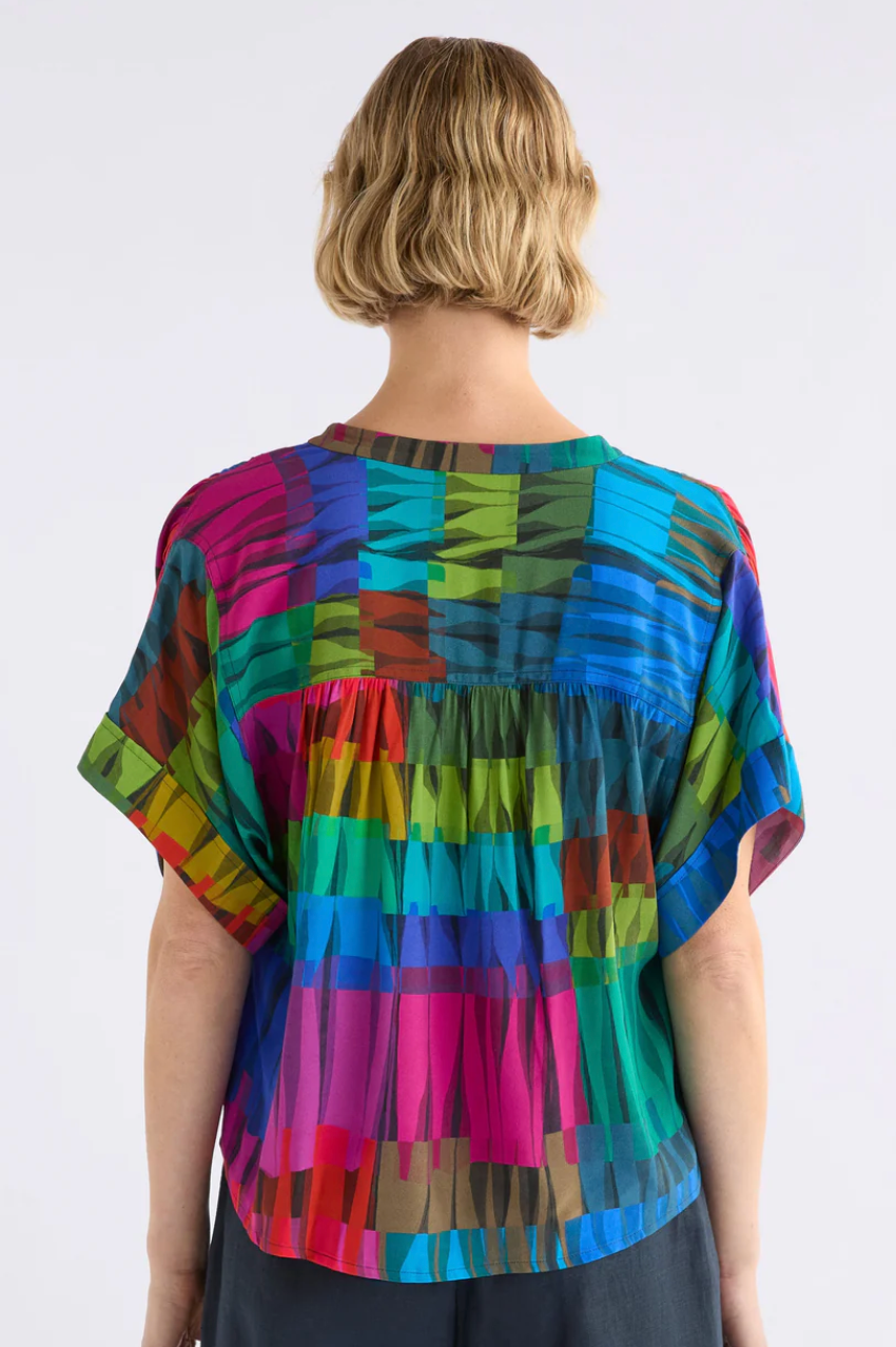 Seka Top - Lind Dark Print