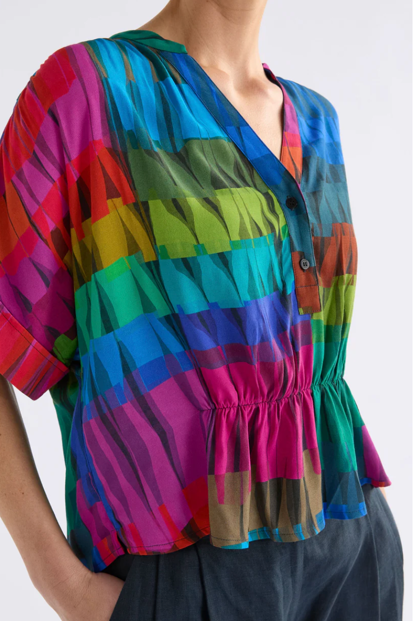 Seka Top - Lind Dark Print