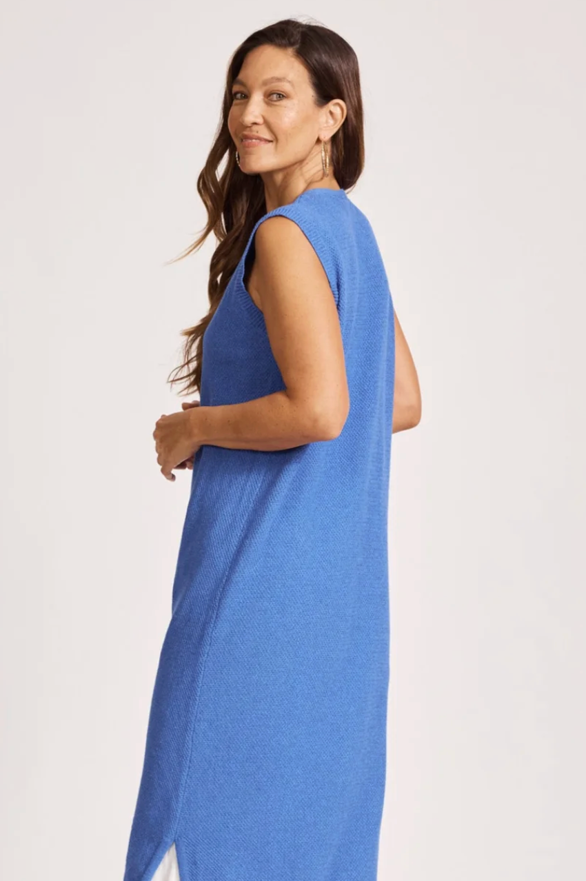 Artemis Knit Vest - Aegean