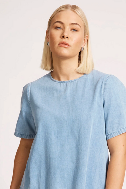 Melenia Denim Top - Denim