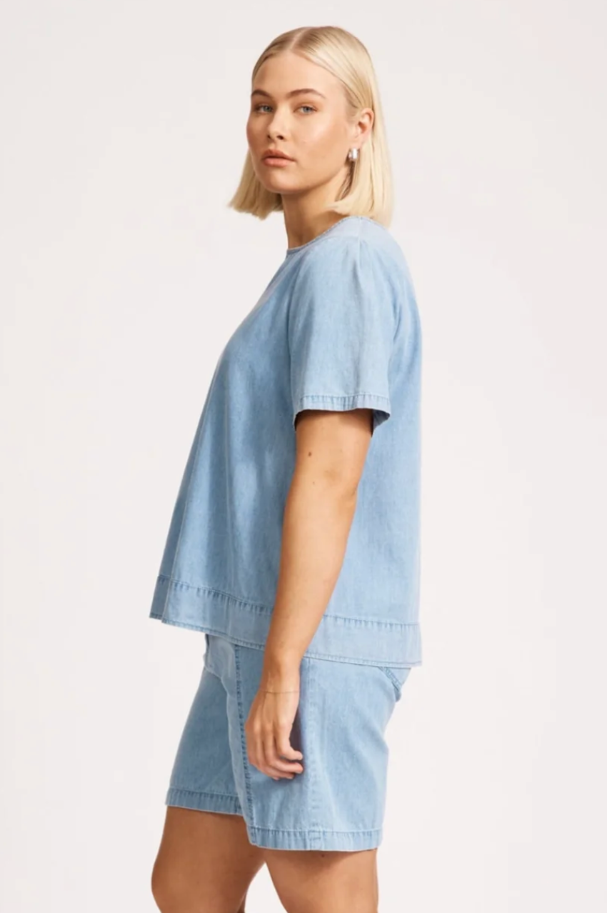 Melenia Denim Top - Denim
