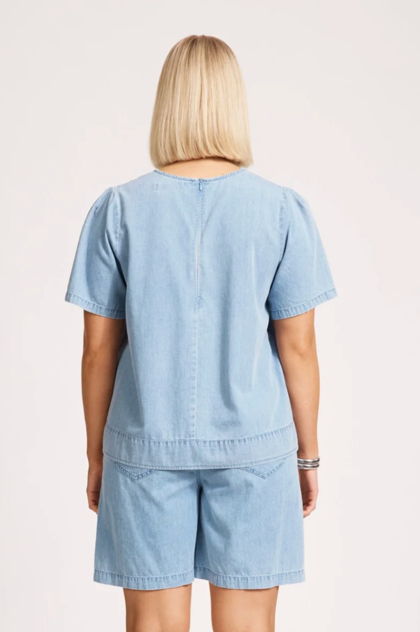 Melenia Denim Top - Denim