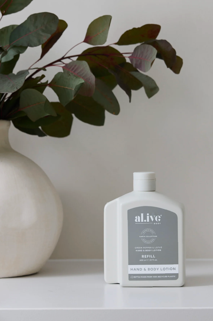 Alive 650ml Body Lotion Refill