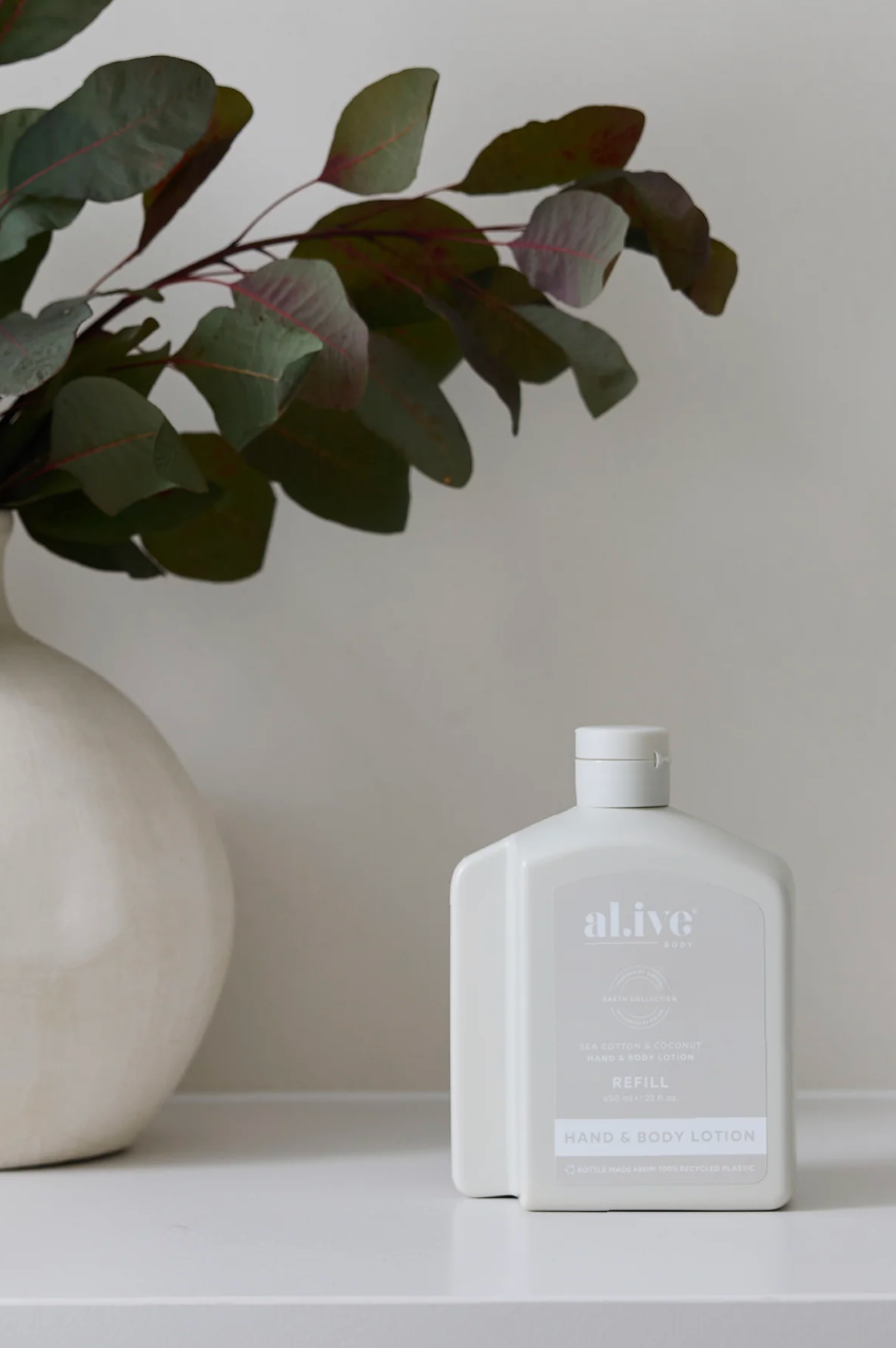 Alive 650ml Body Lotion Refill