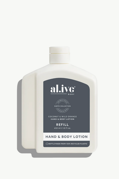 Alive 650ml Body Lotion Refill