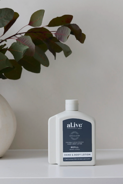 Alive 650ml Body Lotion Refill