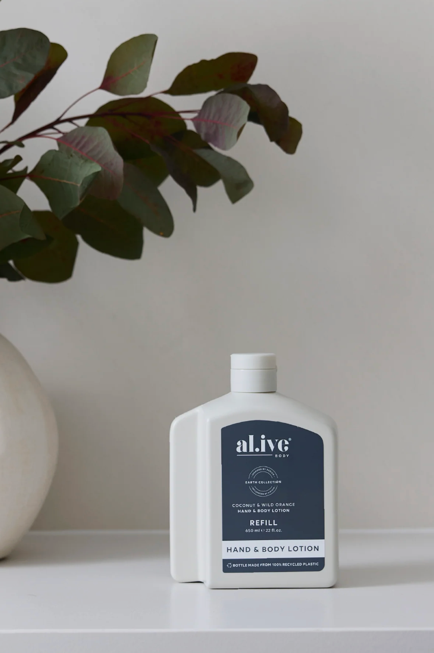 Alive 650ml Body Lotion Refill
