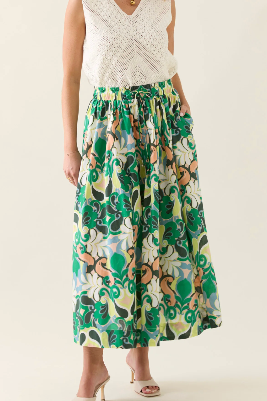 Aurora Maxi Skirt - Paisley