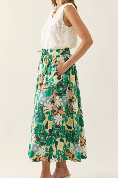 Aurora Maxi Skirt - Paisley