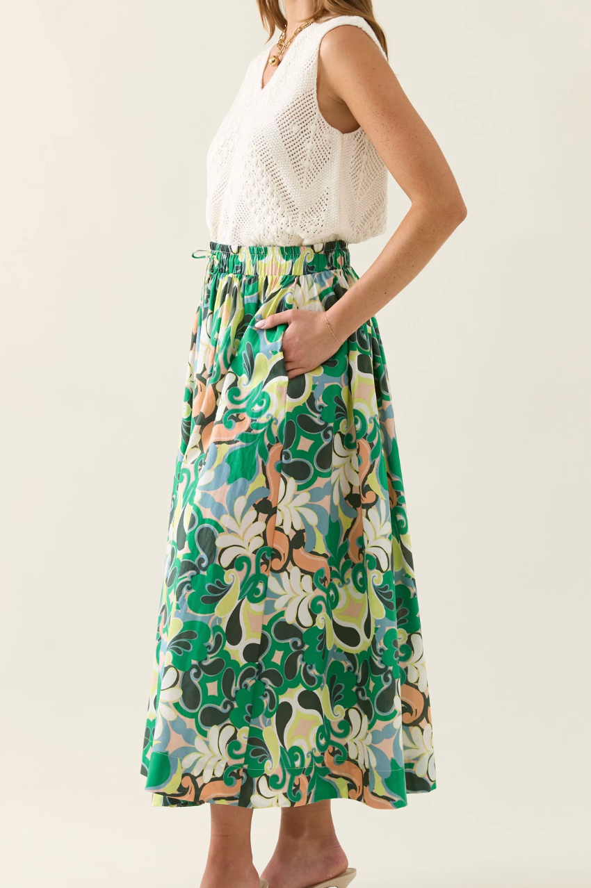 Aurora Maxi Skirt - Paisley