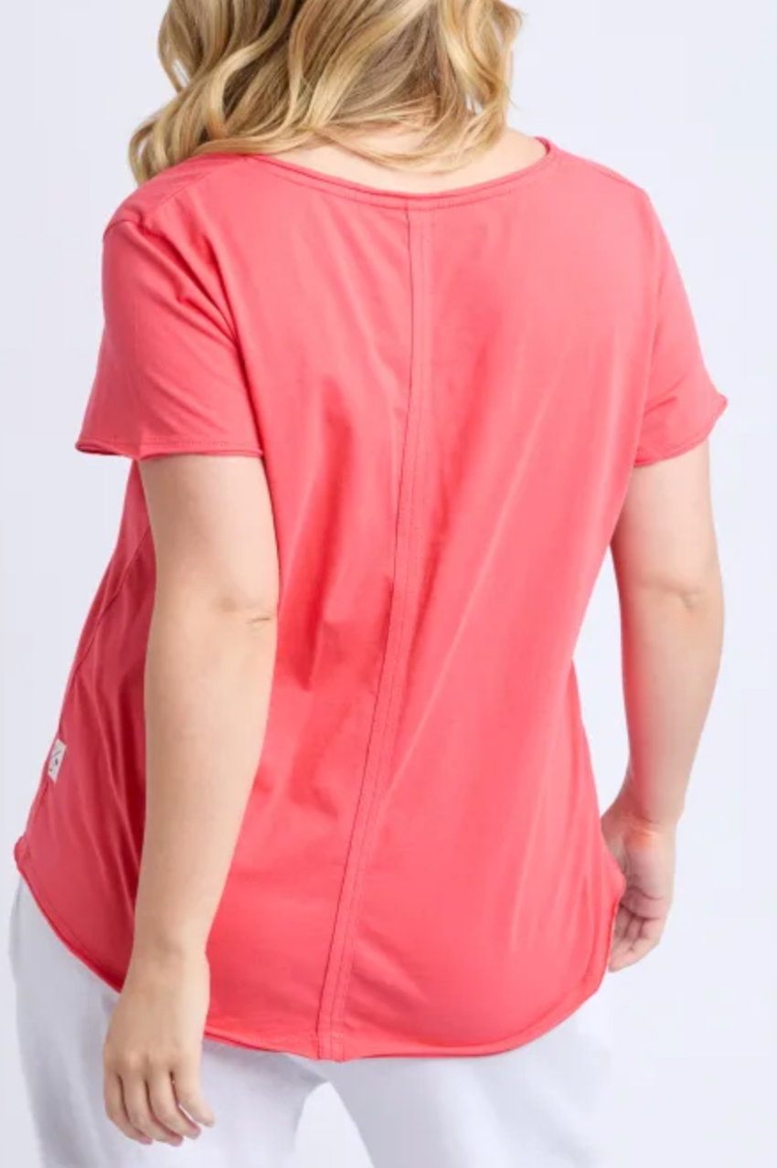 Elm Pima Vee Tee - Cayenne