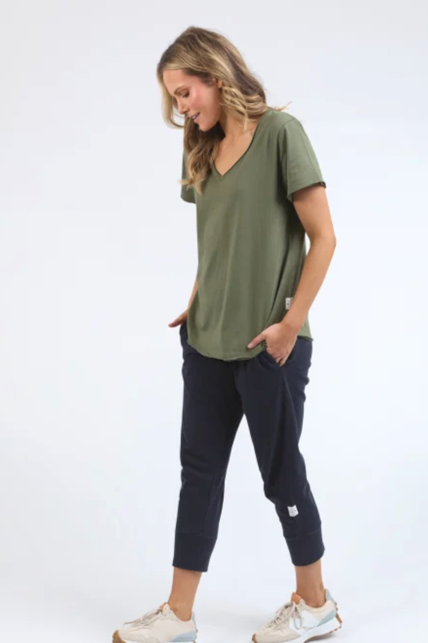 Elm Pima Vee Tee - Khaki