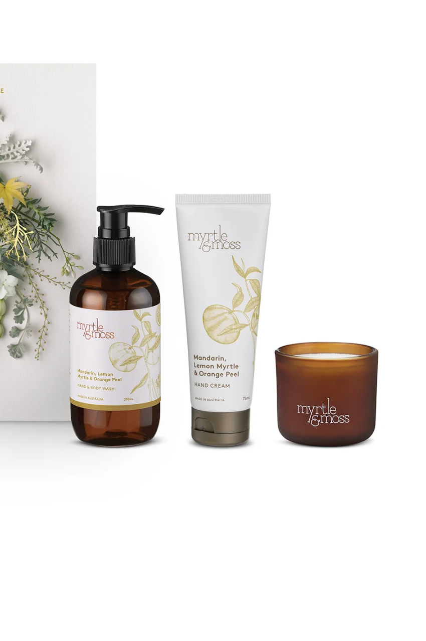 Myrtle & Moss Bergamot Xmas Trio Gift Box