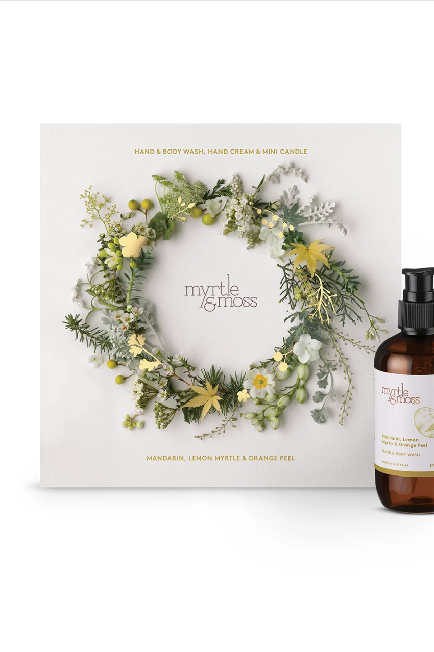 Myrtle & Moss Bergamot Xmas Trio Gift Box
