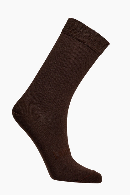 Merino Wool Crew Socks - Cacao