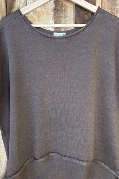 Organic Cotton Curled Edge Sweater - Milo