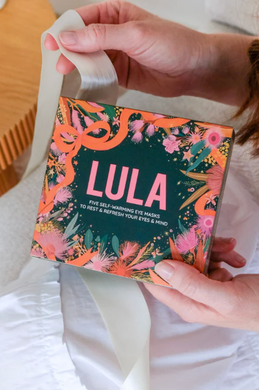 Lula Self Warming Eye Mask Xmas Gift Box - Mixed 5 Pack