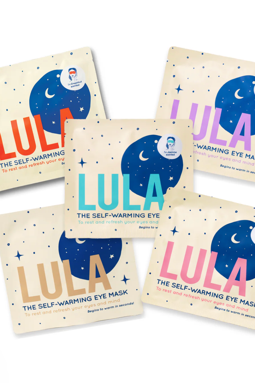 Lula Self Warming Eye Mask Xmas Gift Box - Mixed 5 Pack